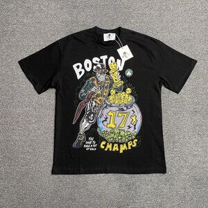 Warren Lotas Boston Champions Black T Shirt
